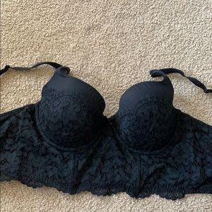 Black Longline Victoria’s Secret Lingerie Bra